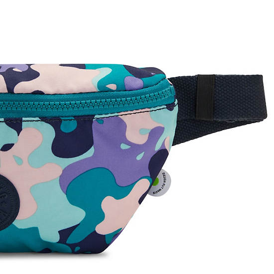 Kipling Fresh Lite Printed Övtáska Zöld | HU 1005UZ